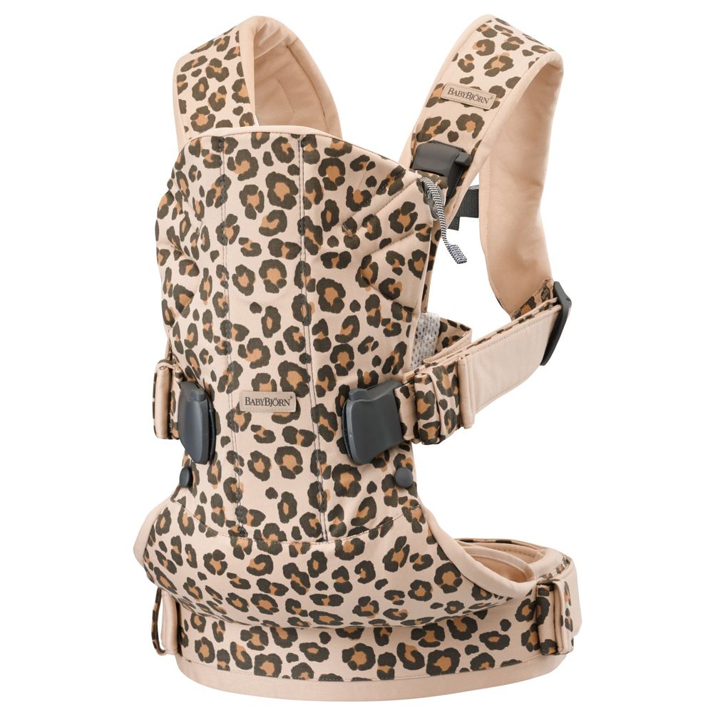 BabyBjorn Leopard One Baby Carrier Beige