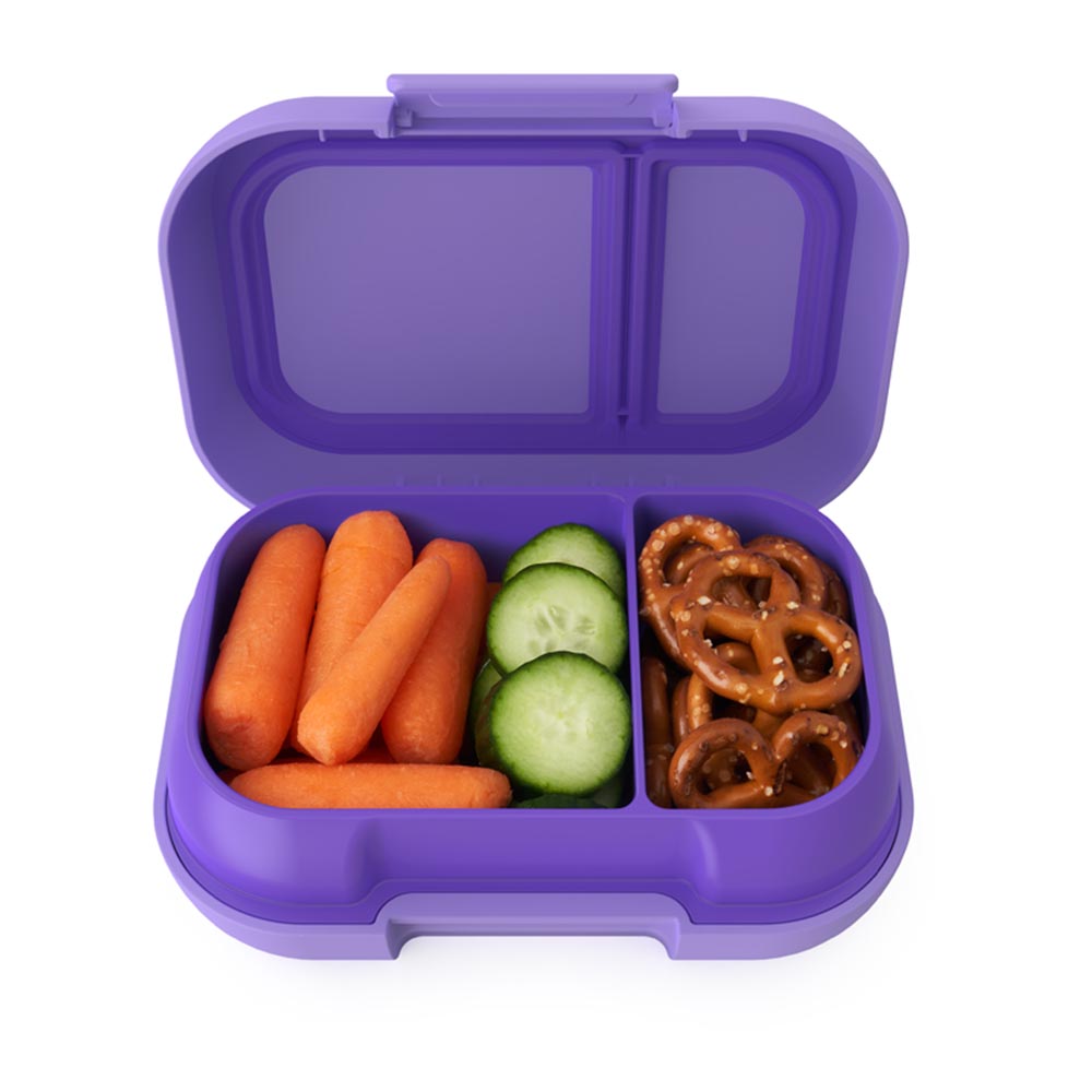 Buy Bentgo - 2 Compartments Kids Snack Lunchbox - Purple in UAE | Mumzworld