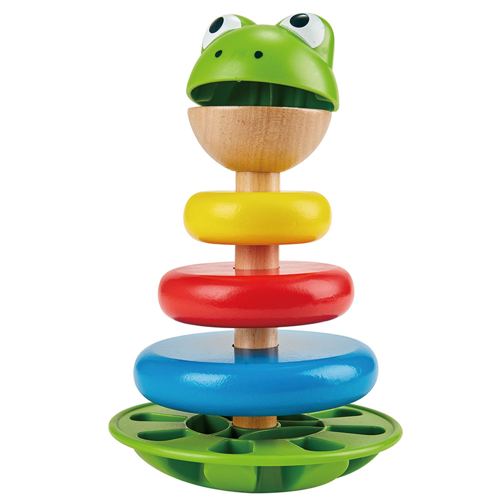 Buy Hape - Mr. Frog Sensory Stacking Rings in UAE | Mumzworld