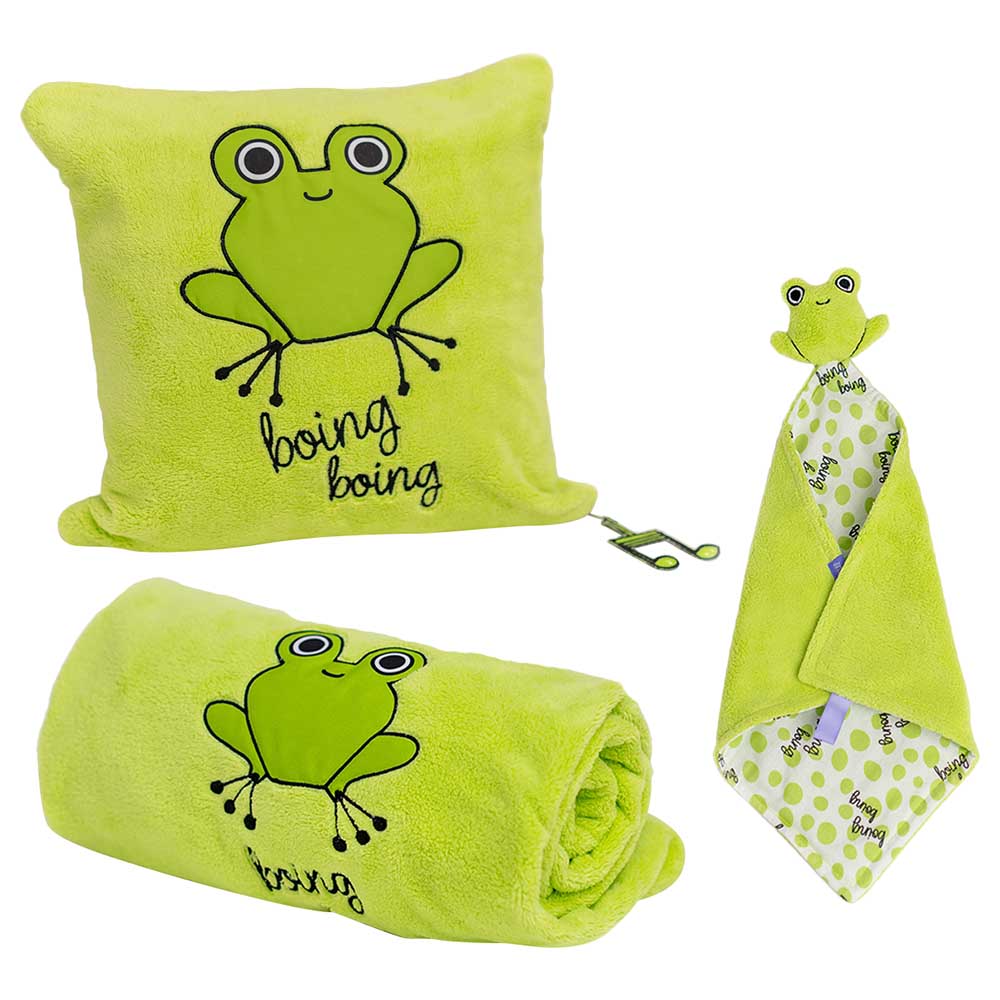 Milk&Moo Cacha Frog Baby Blanket Set