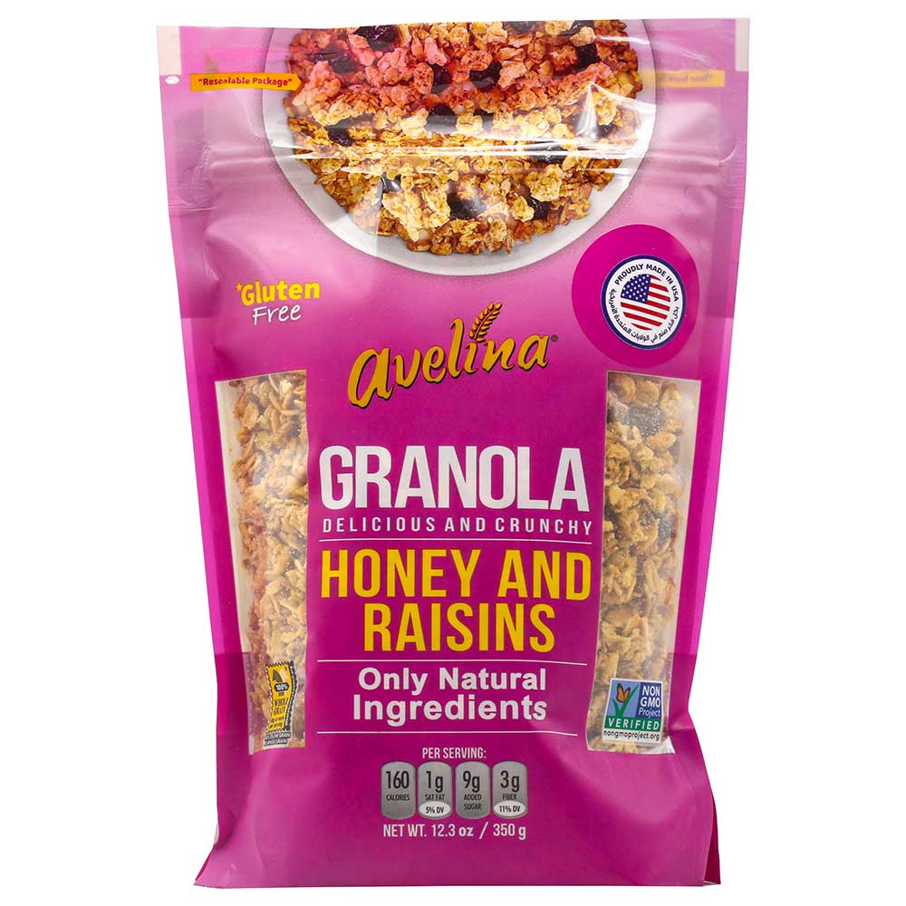 Avelina Granola Cereals W/ Honey & Raisins Buy at Best Price from Mumzworld