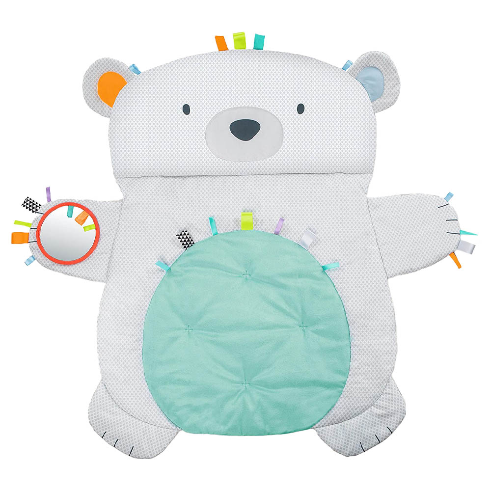 Bright Starts Rainbow Tropics Prop & Play Tummy Time Baby Activity