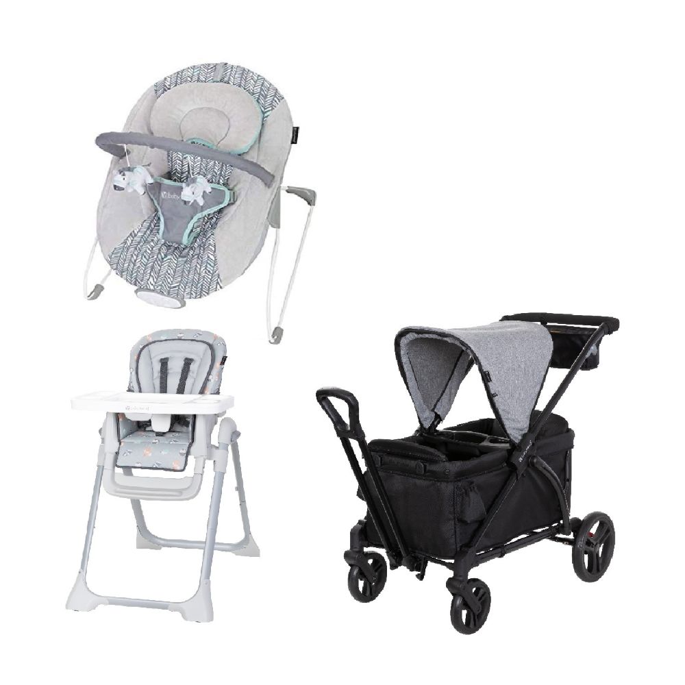 Babytrend Trend Ez Bouncer Ziggy w 2 In 1 Expedition Stroller Wagon 3 In 1 2.0 High Chair Twinkle Buy at Best Price from Mumzworld Saudi Arabia