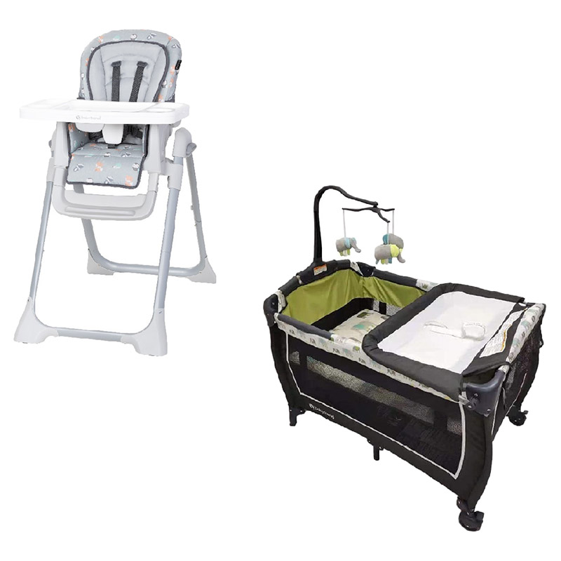 Babytrend Nursery Center w 3 In 1 High Chair Little Forest