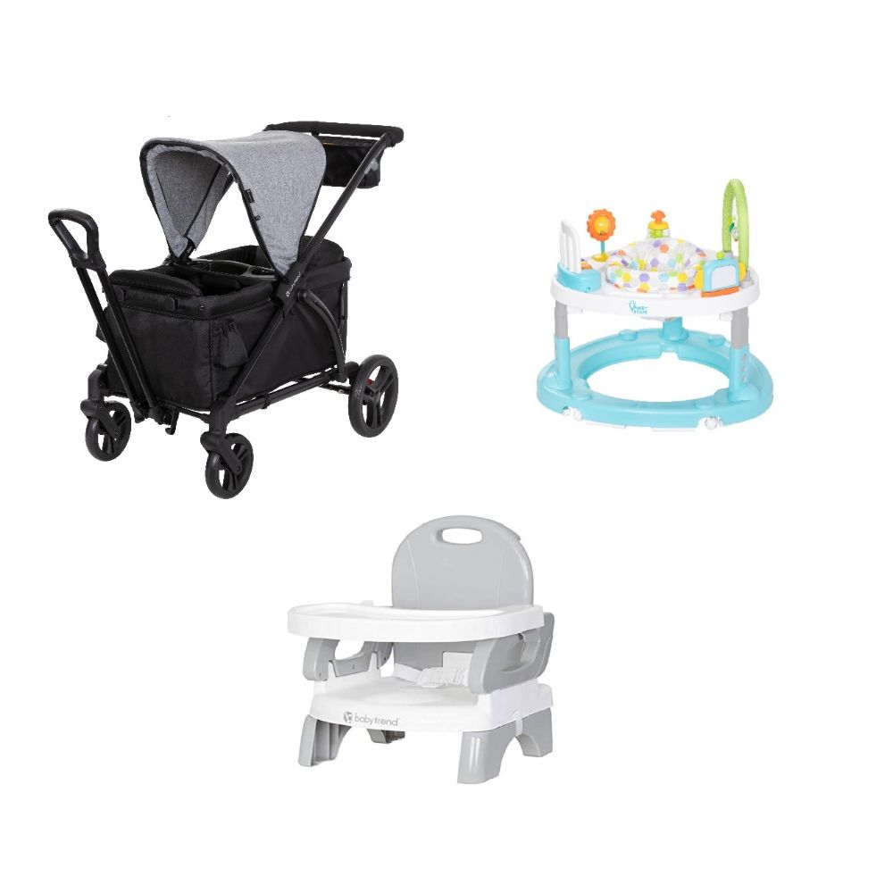 Babytrend 2 In 1 Stroller Wagon w 4 In 1 Bounce N Dance