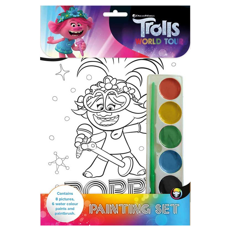 Buy Trolls 2 Painting Set Online | Mumzworld