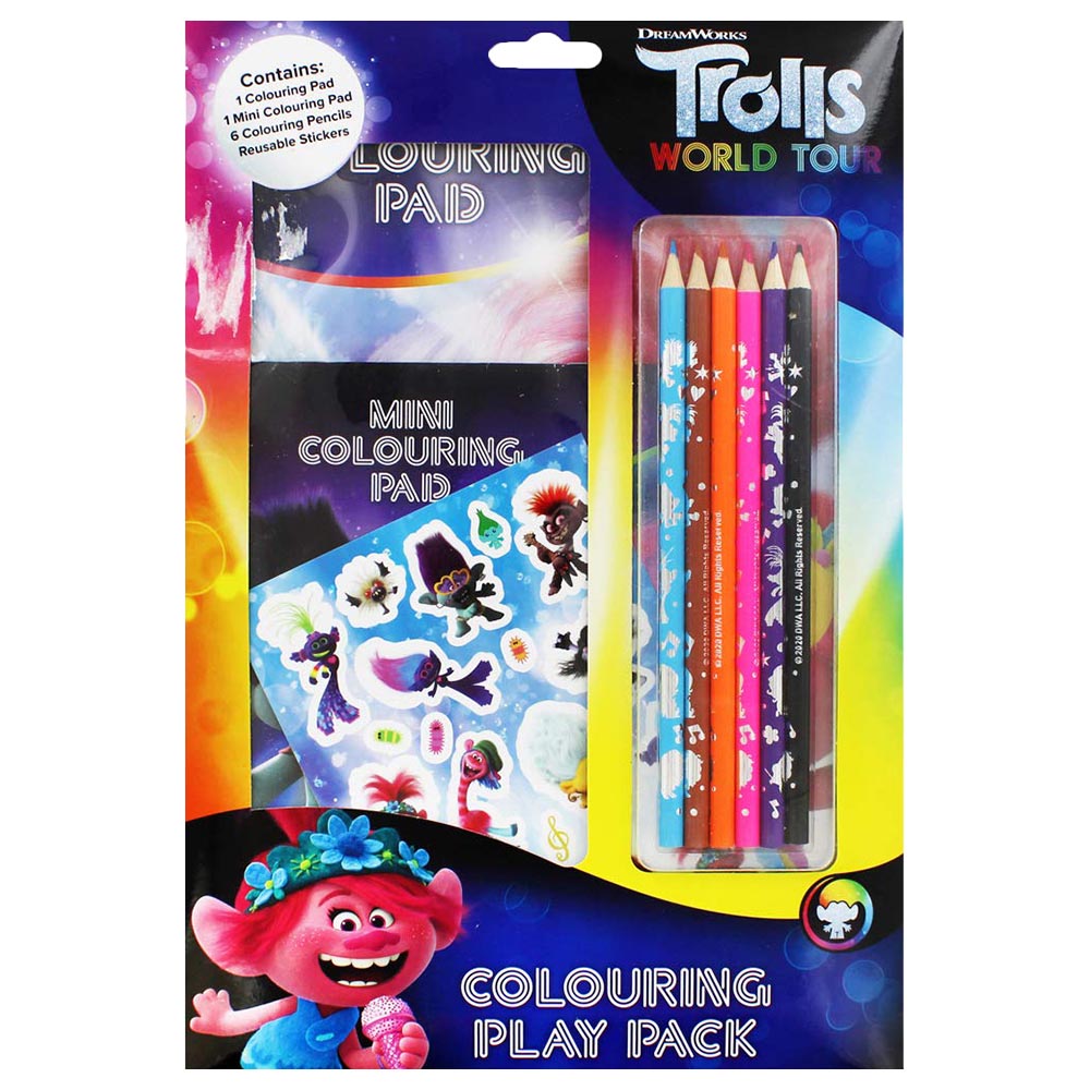 Trolls 2 Colouring Play Pack | Buy at Best Price from Mumzworld