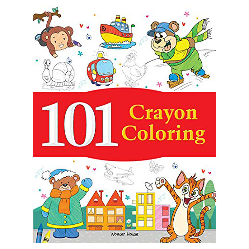 Buy 101 Crayon Colouring Book Online | Mumzworld