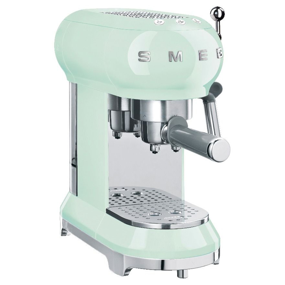 Smeg 50's Retro Style Espresso Coffee Machine Pastel Green Buy at