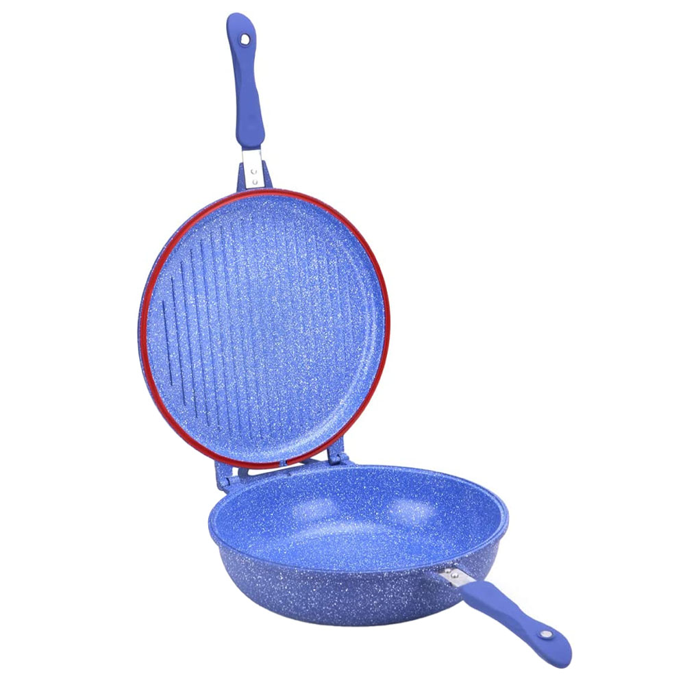 Balzano 2in1 Saute/Fish Grill Pan 32cm Blue