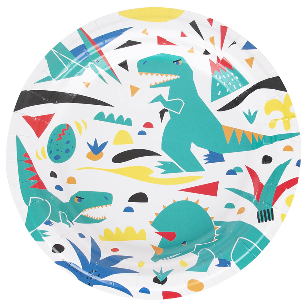 My Little Day paper plates - dinosaur