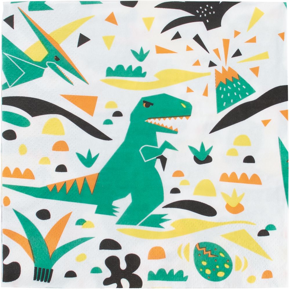 My Little Day  paper napkins - dinosaur