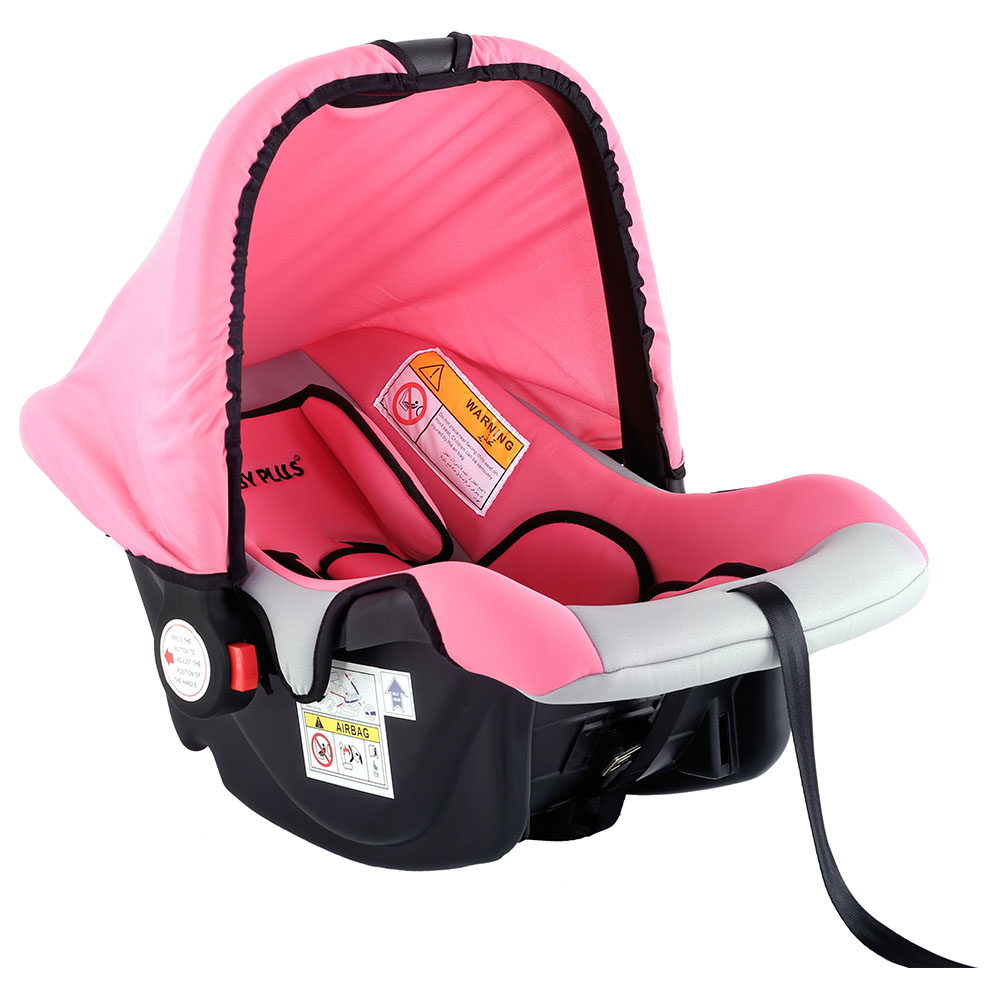 Baby Plus Car Seat Cum Carry Cot Pink & Grey Buy at Best Price