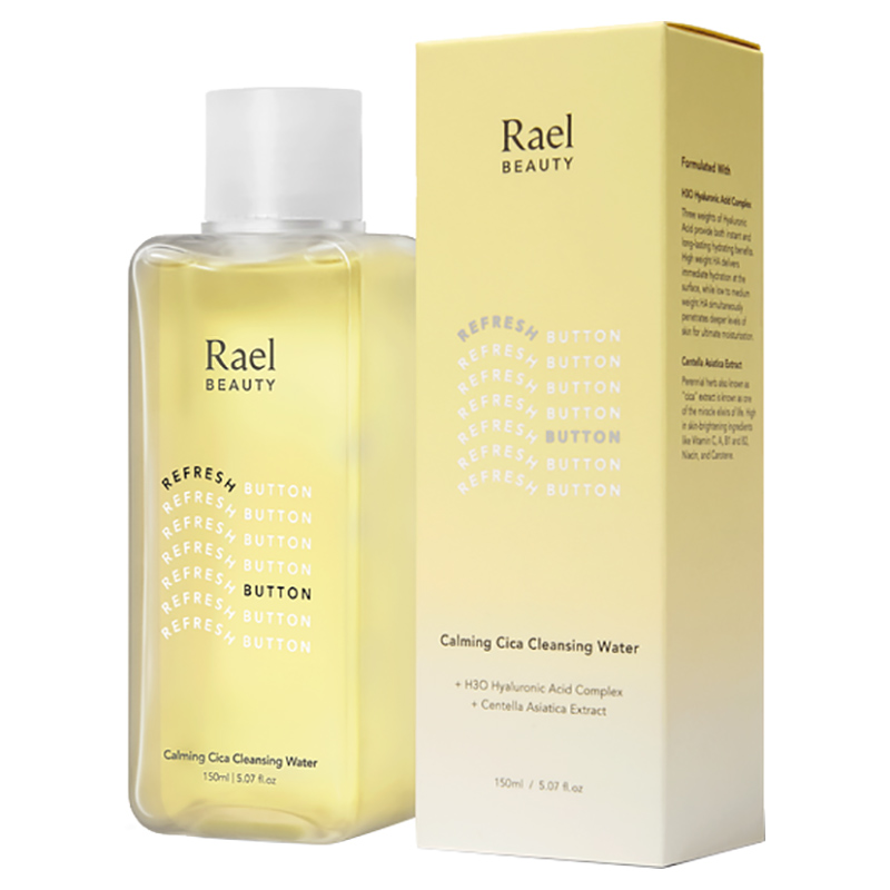 Rael Beauty Refresh Button Calming CicaCleansing Water