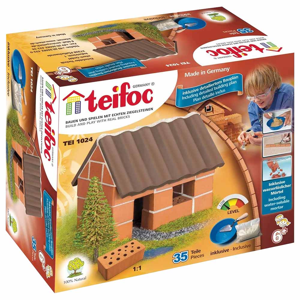Teifoc small house top brick construction set
