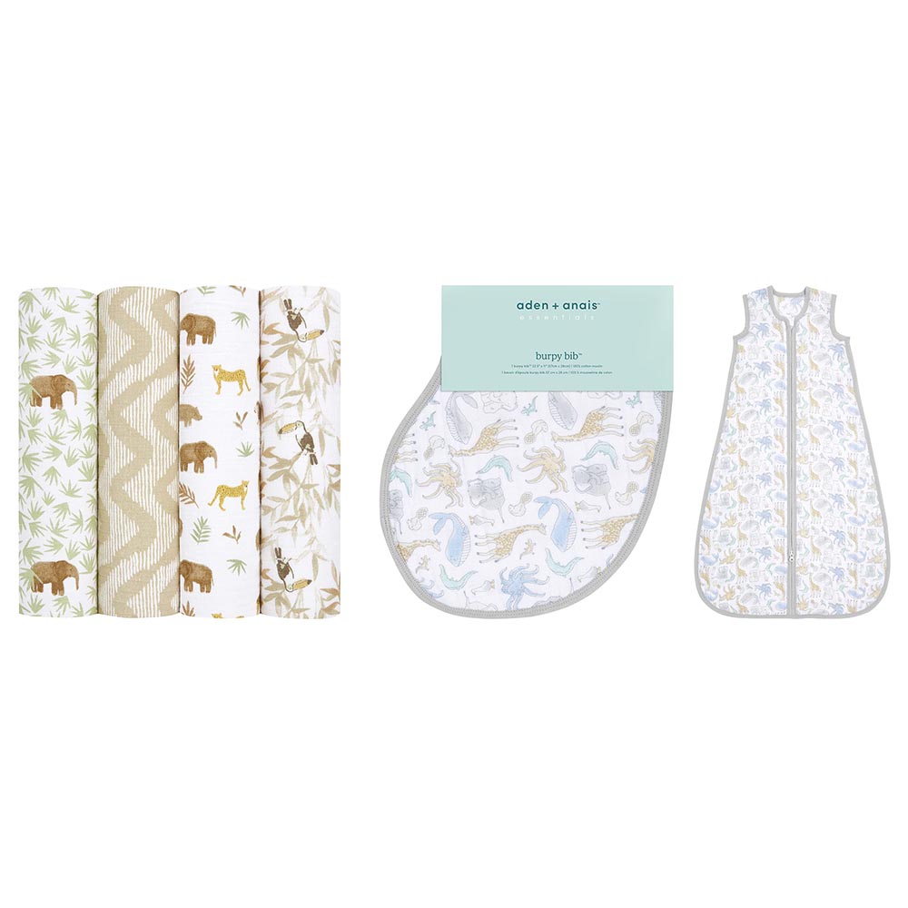 Aden Anais Blanket Burpy Bib Sleeping Bag Tanzania