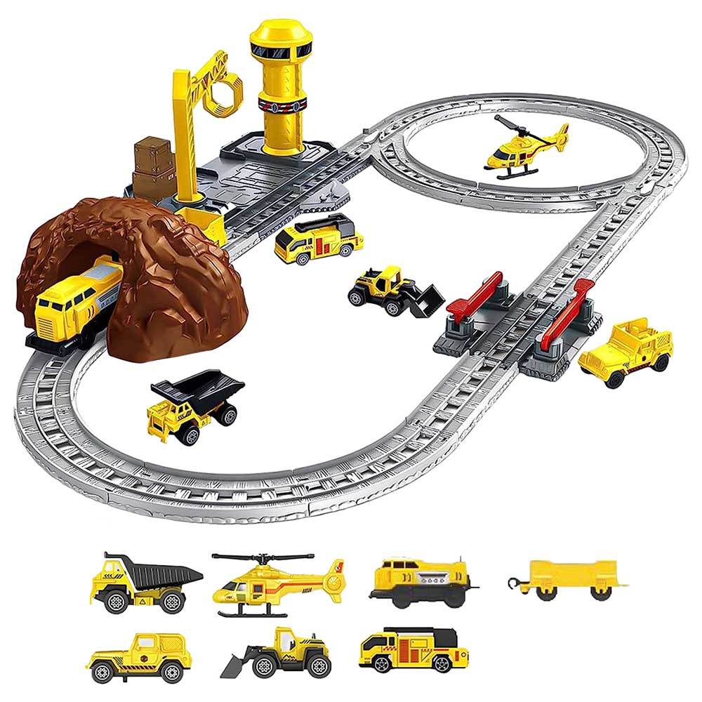 Buy Fitto Train Toy Playset Yellow in UAE Mumzworld