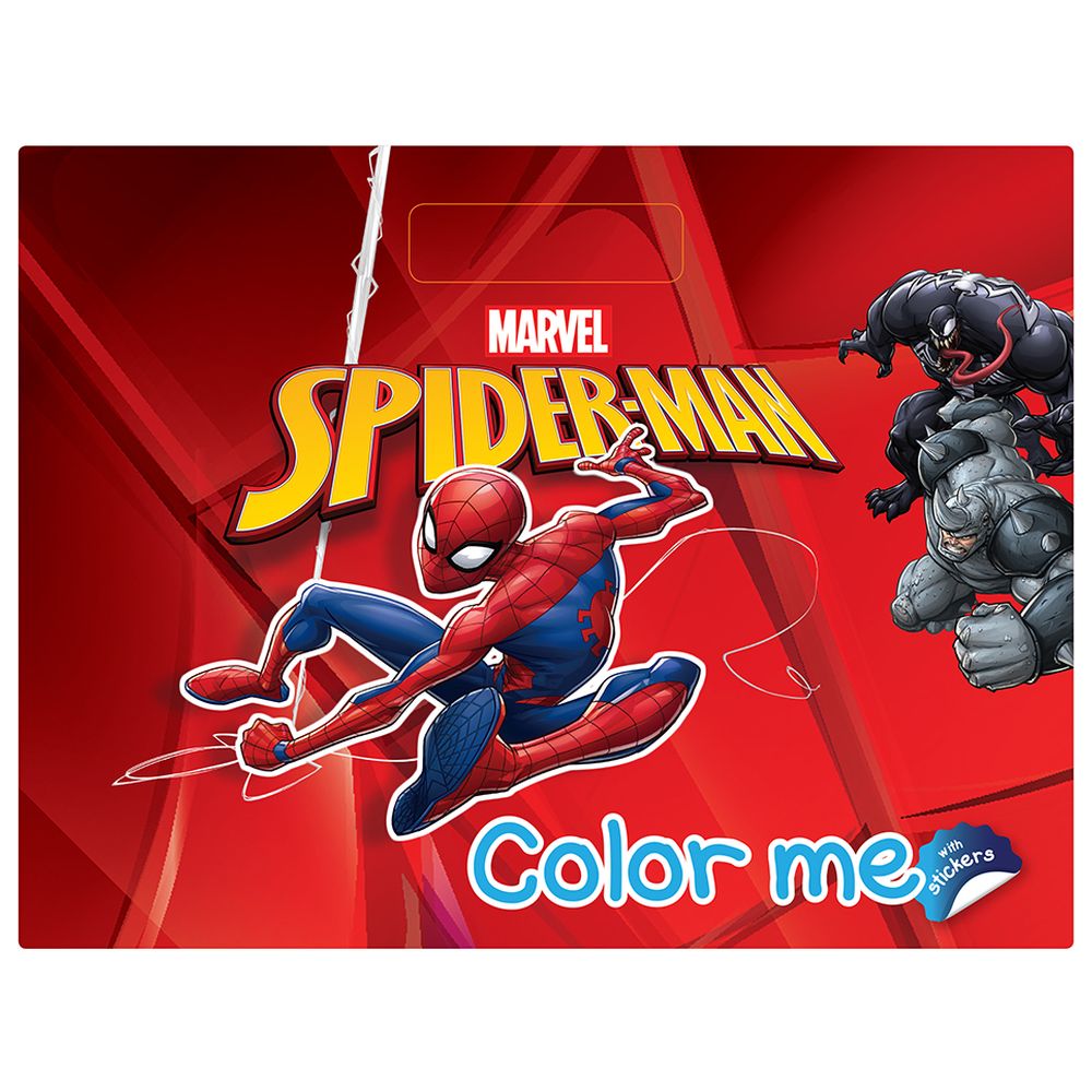 Buy Spider-Man - Color Me in UAE | Mumzworld
