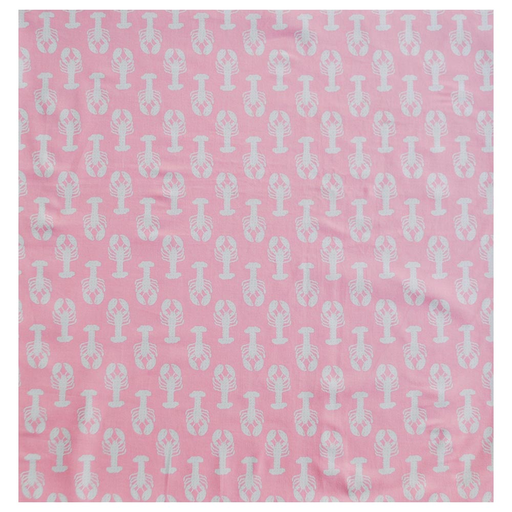 The Baby Atelier Junior Bed Cover Queen Pink Crab