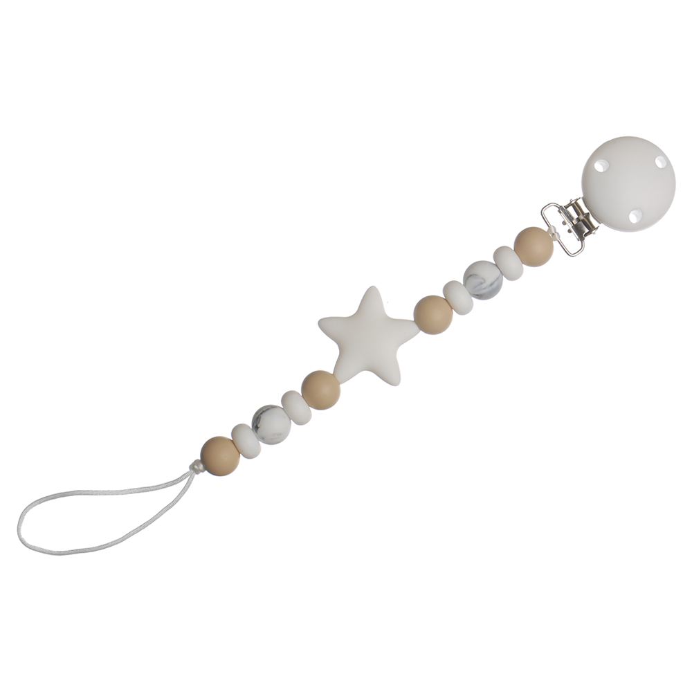 Tan Pacifier Buy Tutti Rocks - Universal Pacifier & Teether Clip Star - Tan in UAE ...
