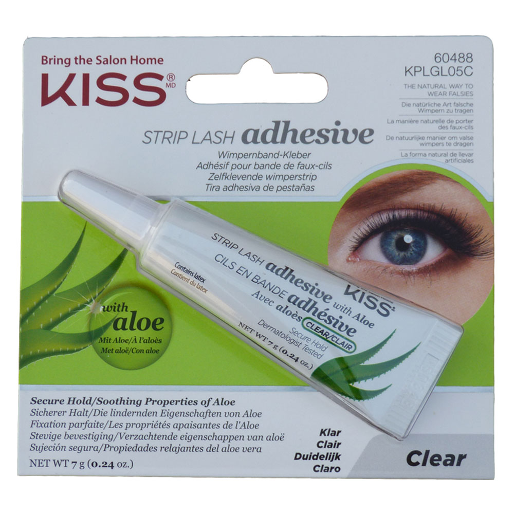 Buy KISS - Strip Eye Lash Adhesive With Aloe - Clear in Oman | Mumzworld