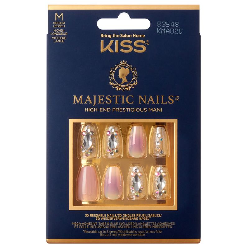 Kiss Magestic Nails Medium Coffin Buy at Best Price from Mumzworld