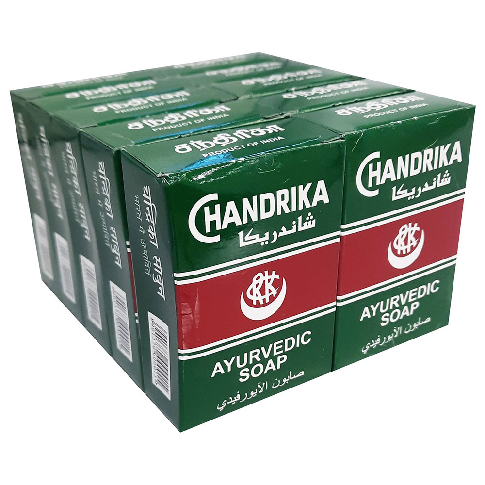 CHANDRIKA Ayurvedic Soap 75g x 10 Pack Buy at Best Price from Mumzworld