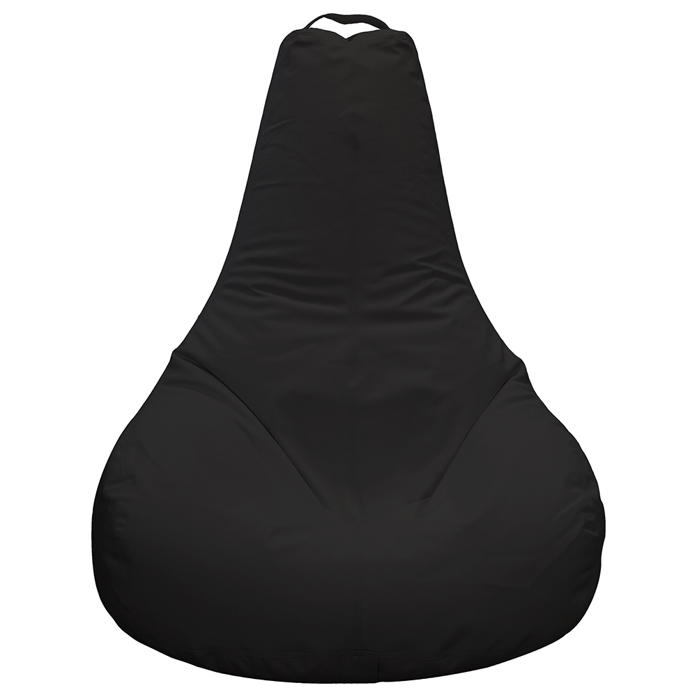Cotton Home Comfy Teardrop Bean Bag Black Buy at Best Price from