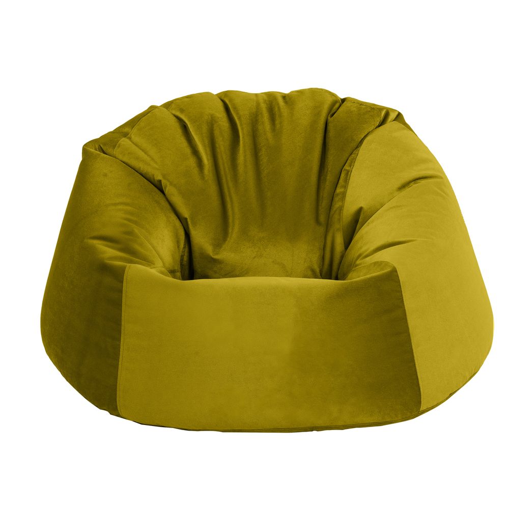 Gold bean bag chair discount