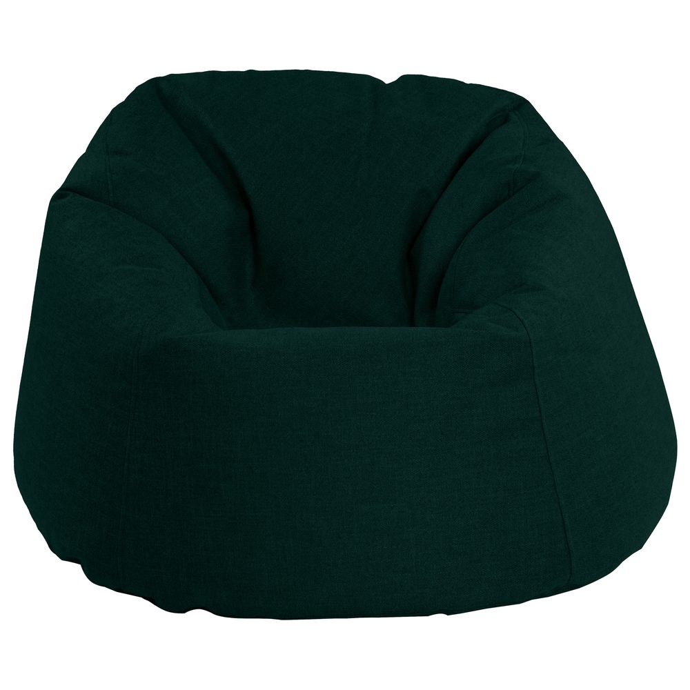 In House Solly Linen Bean Bag Chair M Dark Green