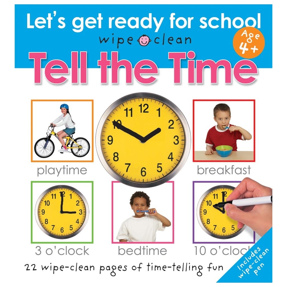 Tell Getting Buy Let's Get Ready For School Tell The Time Online | Mumzworld