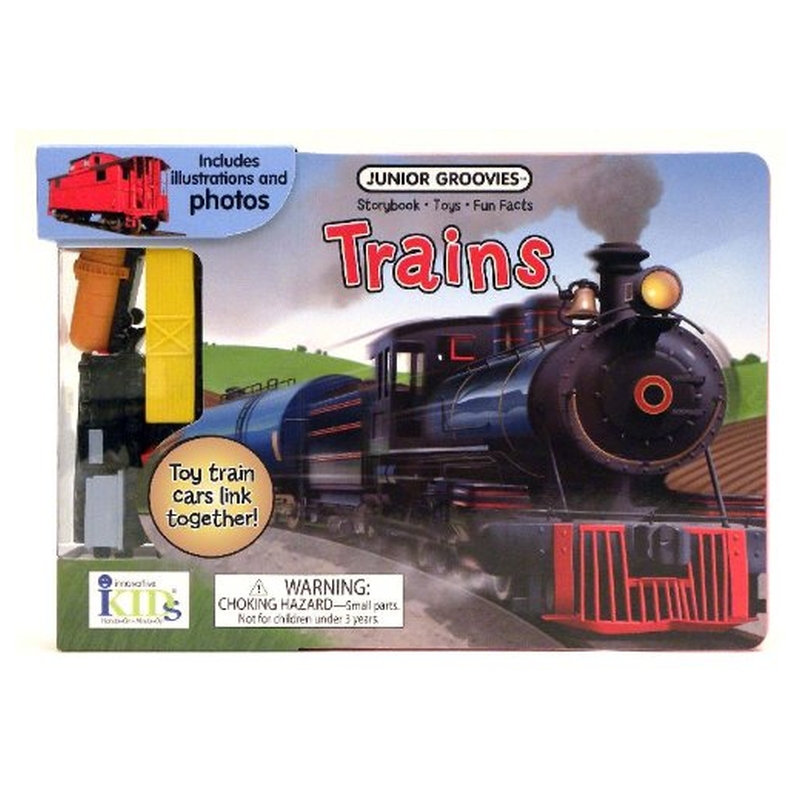 Junior Groovies: Trains (Storybook, Fun Facts And Toys)
