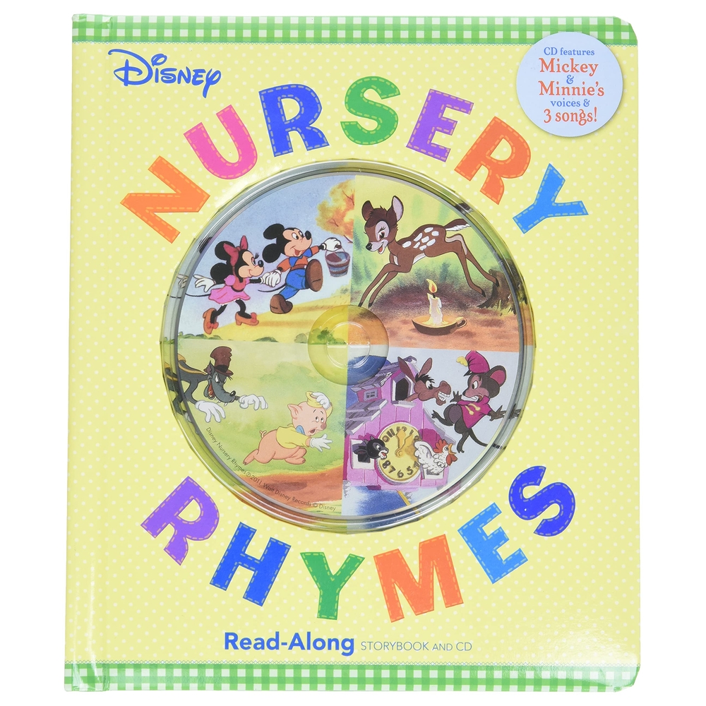 Buy Disney Nursery Rhymes Read-Along Storybook And CD in UAE | Mumzworld