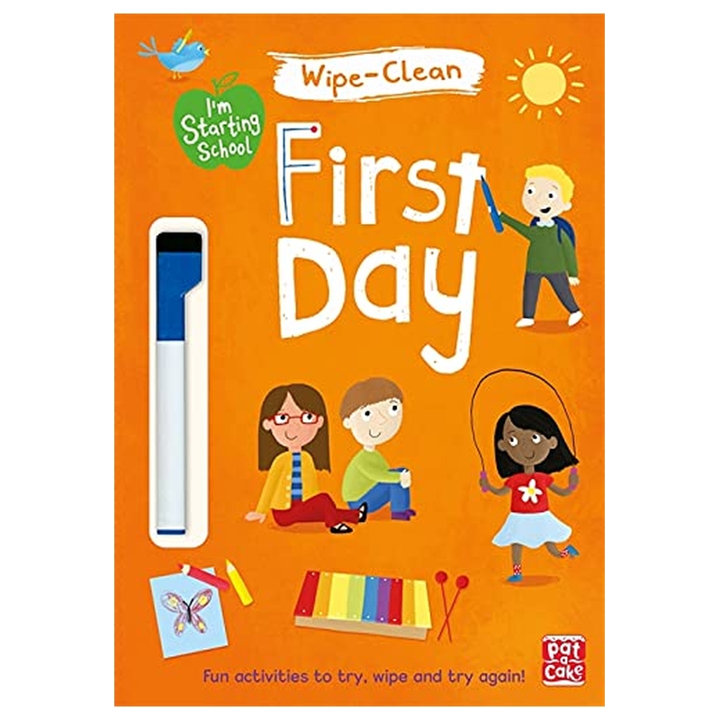 First Day WipeClean Book With Pen (I'm Starting School)