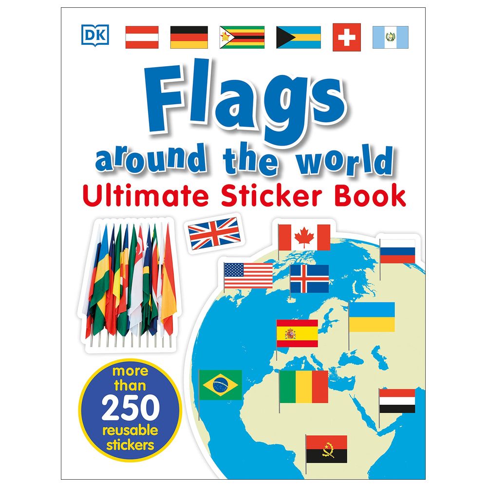 Buy Ultimate Sticker Book: Flags Around the World in UAE | Mumzworld