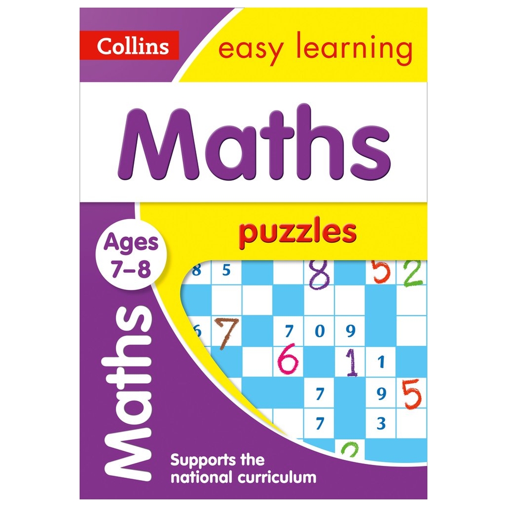 Buy Maths Puzzles Ages 7 8 Prepare For School With Easy Home Learning ...
