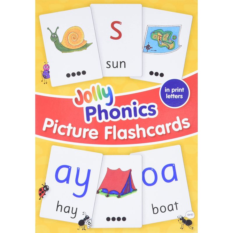 Buy Jolly Phonics Picture Flash Cards: In Print Letters in UAE | Mumzworld