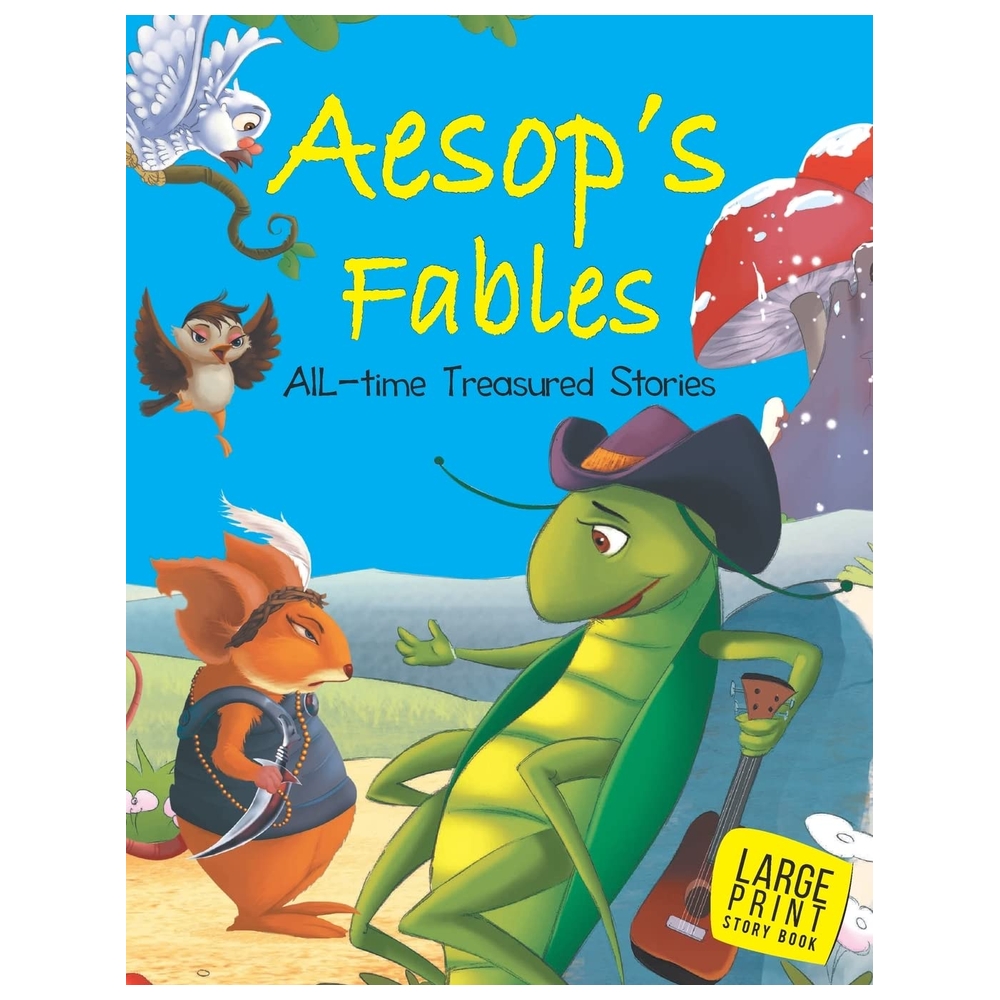 Buy Aesops Fables : All Time Treasured Stories : Large Print in UAE ...