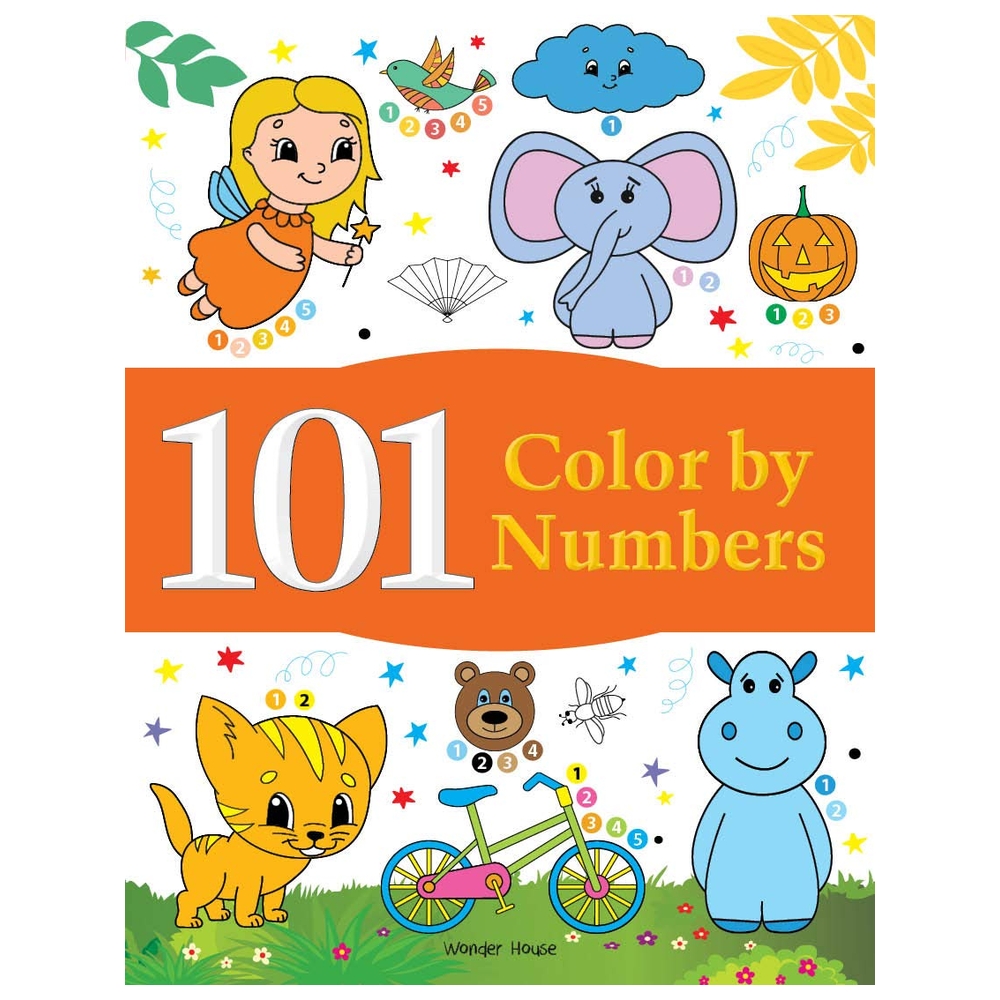101 Color By Numbers: Fun Activity Book For Children
