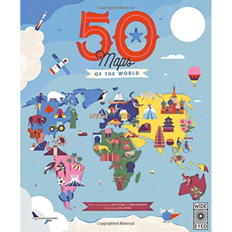 اشتري كتاب 50 Maps Of The World: Explore The World W/ 50 Fact-Filled ...