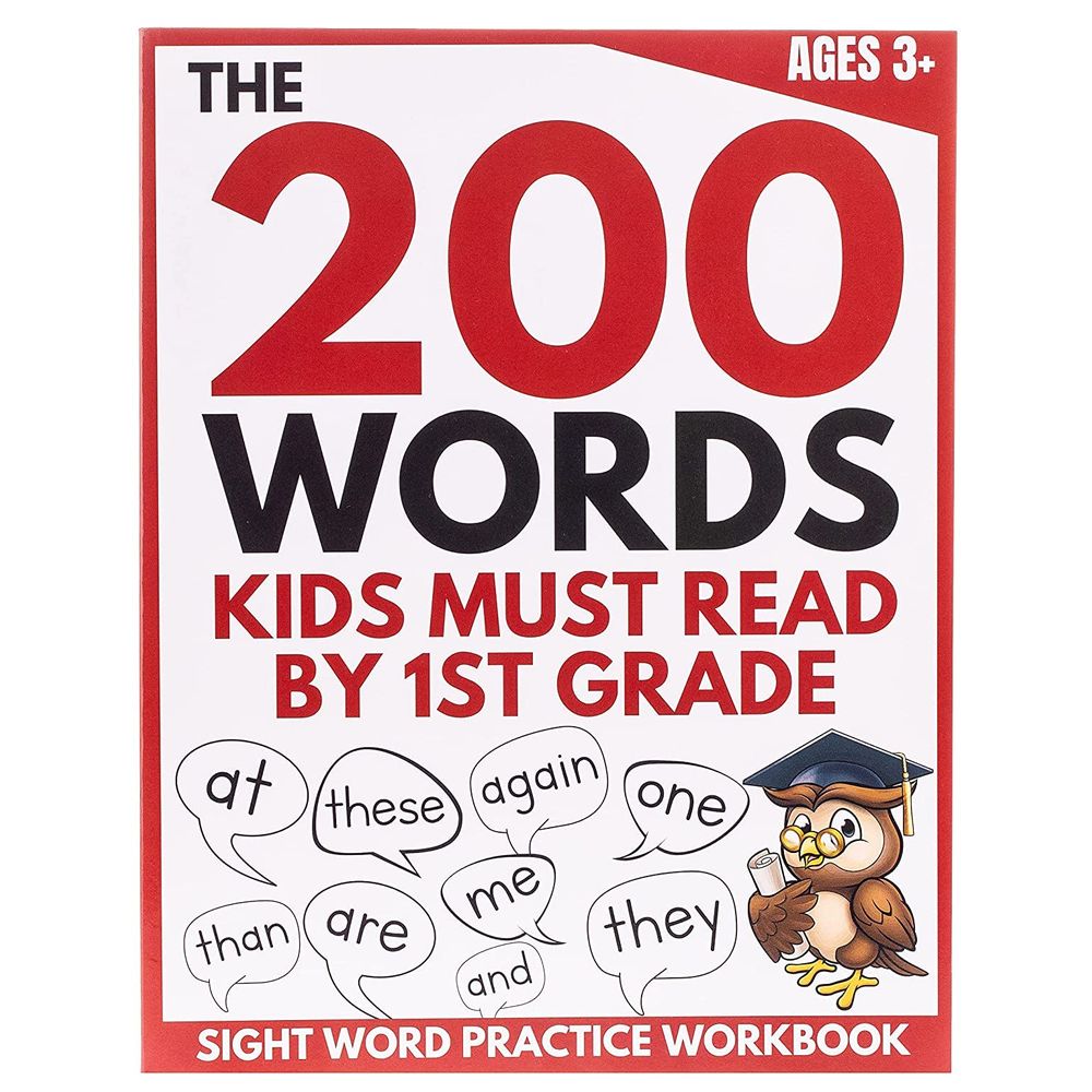 Buy The 200 Words Kids Must Read by 1st Grade in UAE | Mumzworld