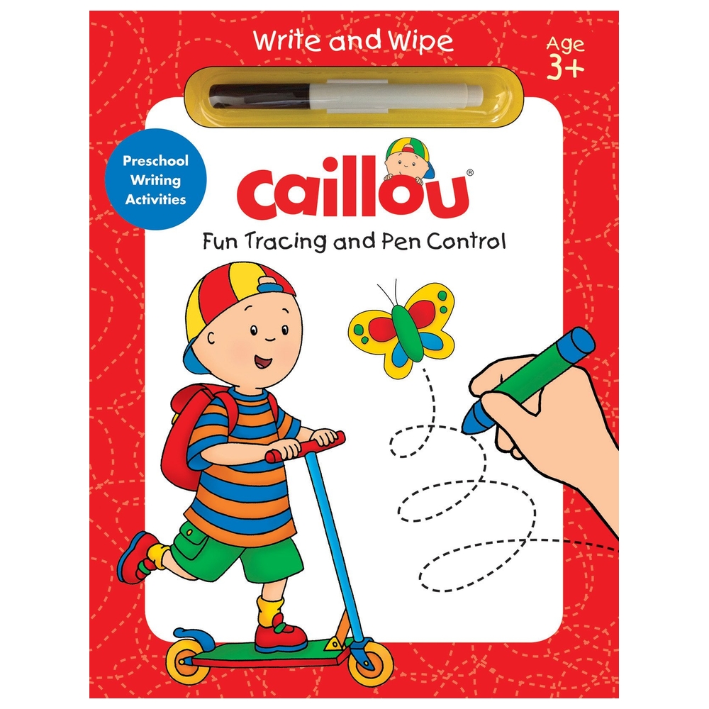Caillou, Fun Tracing And Pen Control Preschool Writing Activities