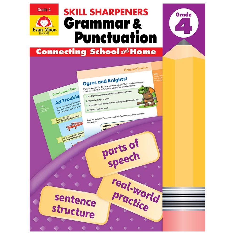 Buy Skill Sharpeners Grammar And Punctuation, Grade 4 in KSA | Mumzworld