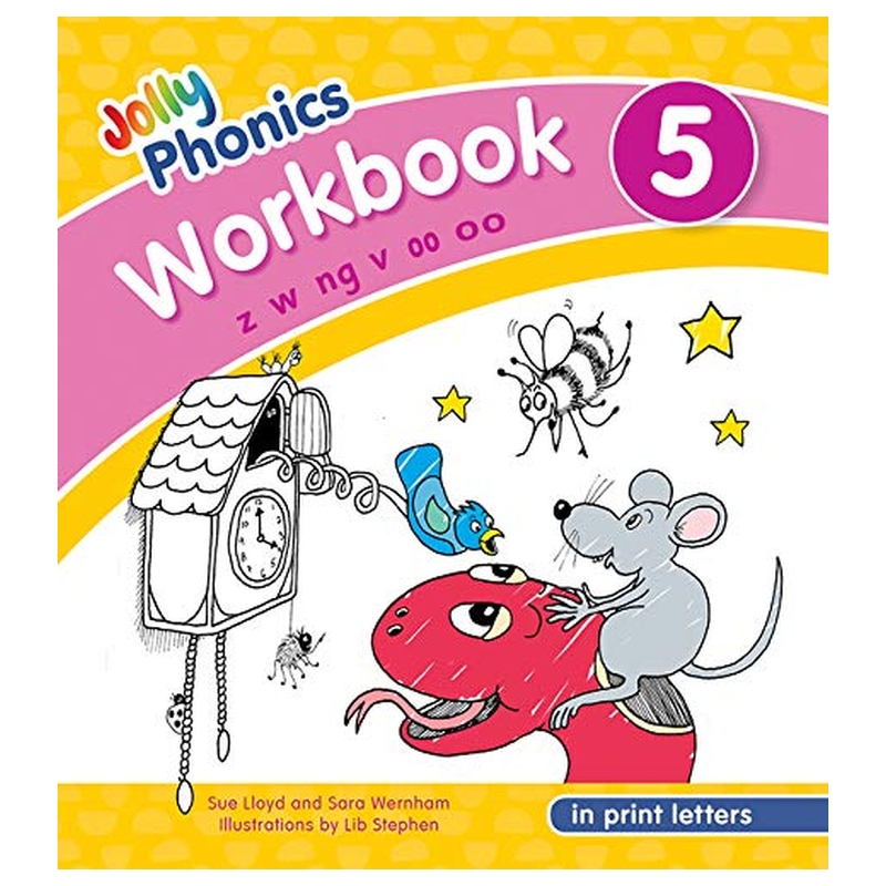 Jolly Phonics Workbook 5 In Print Letters (American English Edition)