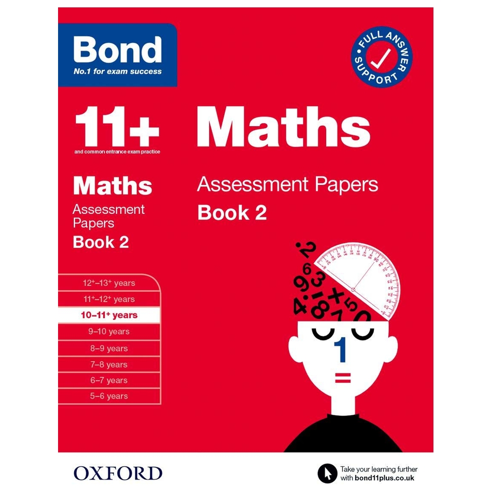 Buy Bond 11+ Maths Assessment Papers 10-11 Years Book 2 in UAE | Mumzworld