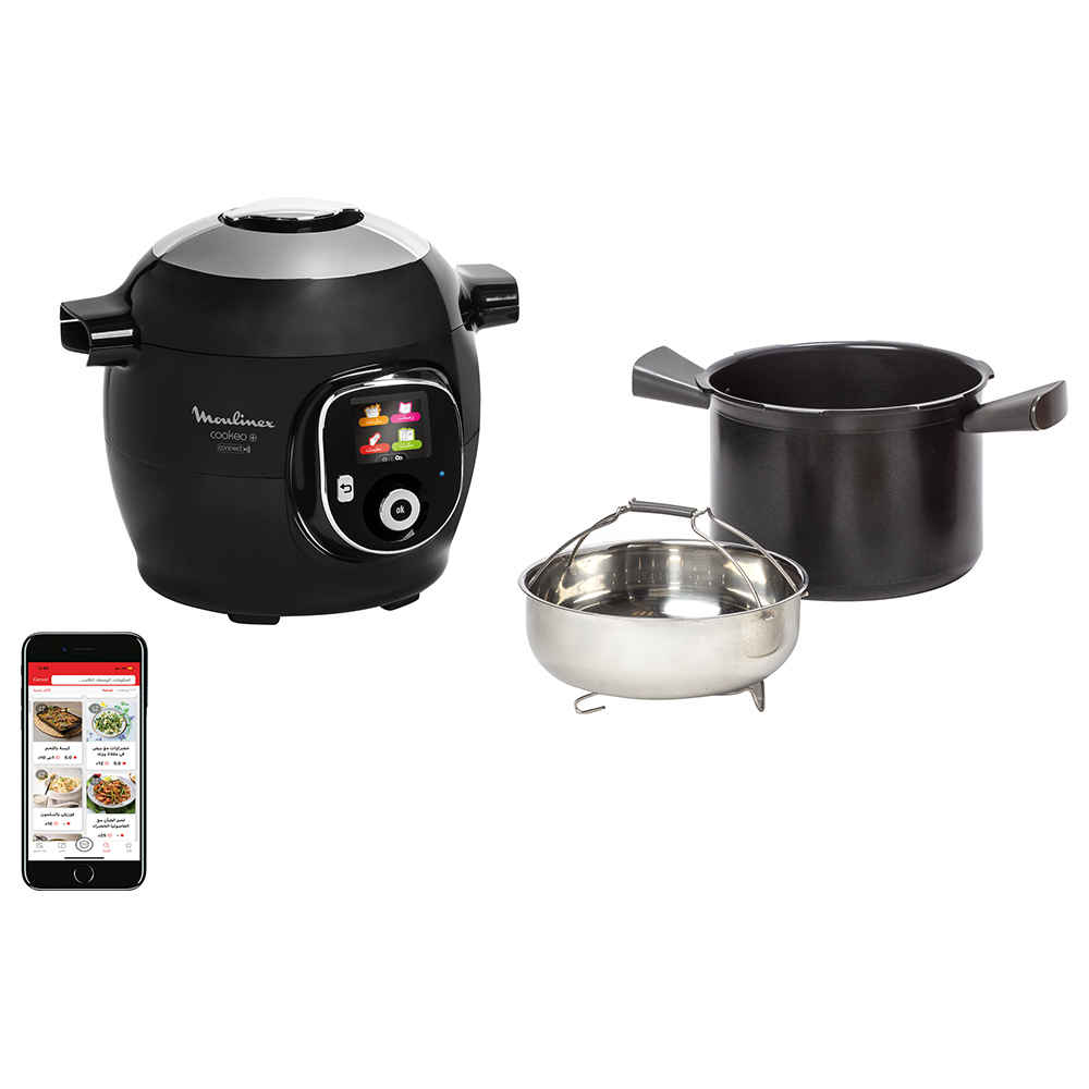 Moulinex - Cookeo & Connect Smart Multicooker - Black