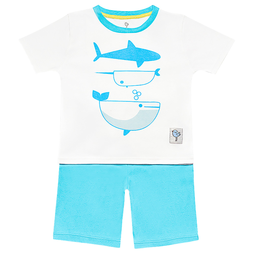 The Lil Tutu Mr. Swimmer Boy Shorts And Shirt Set Buy at Best