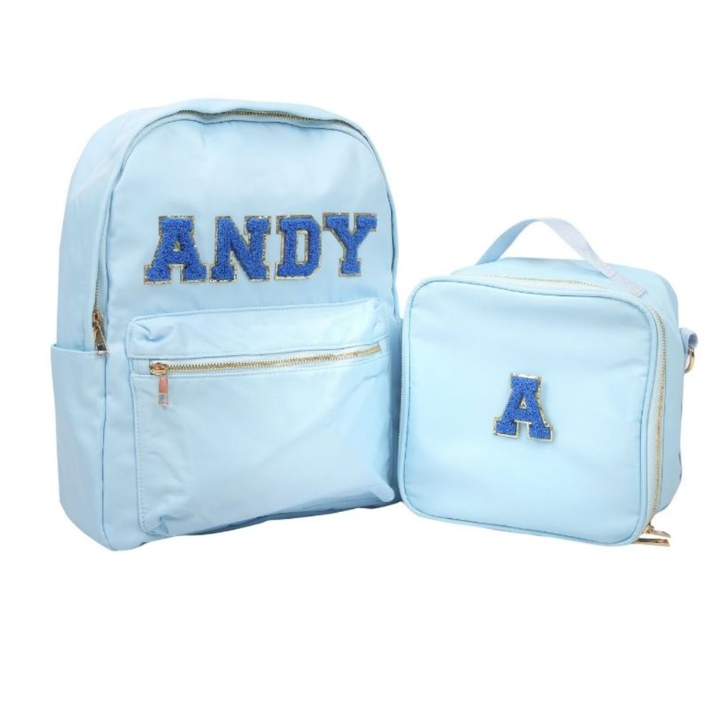 Impressions Kids Backpack & Lunch Bag Set w/ Personalized Chenille