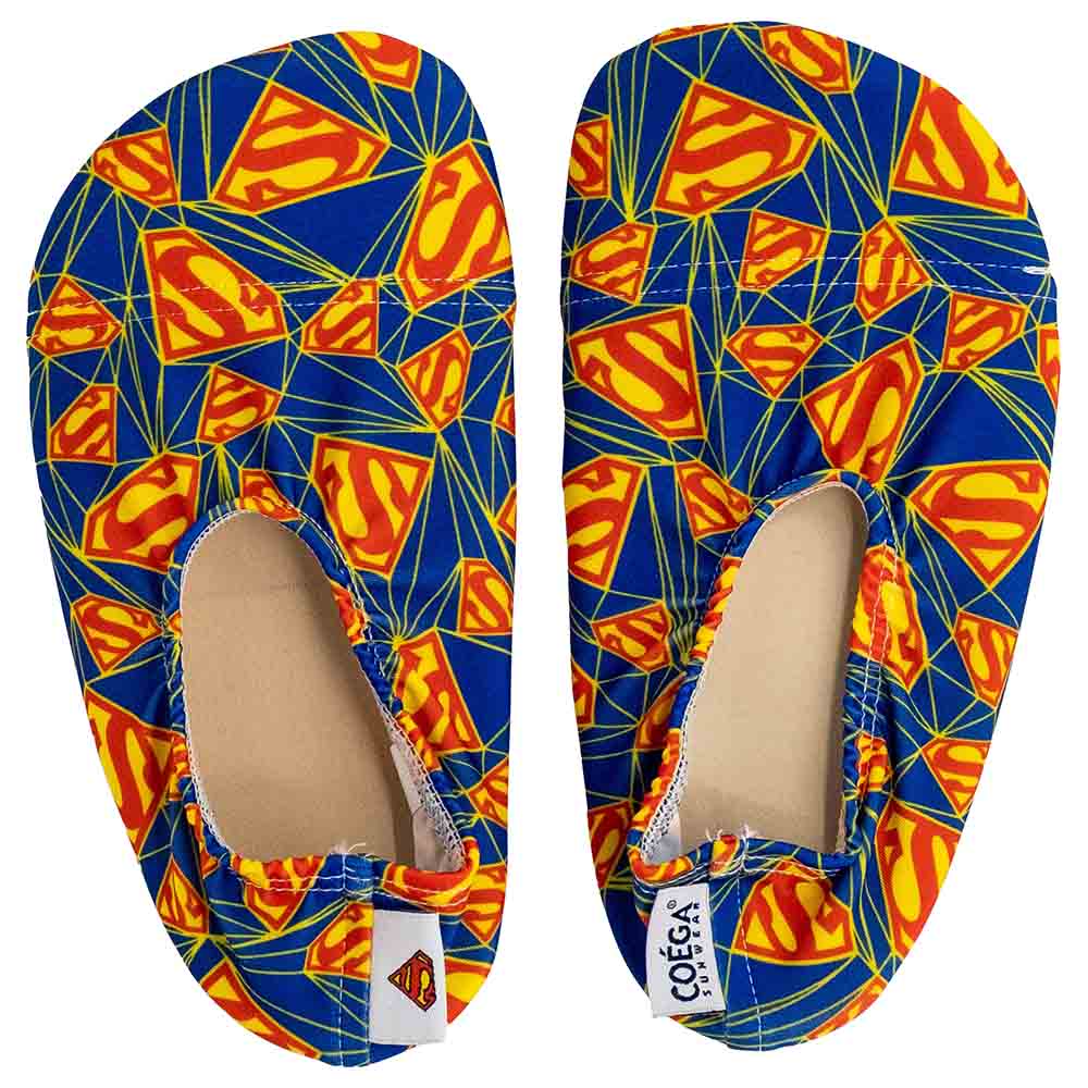 Coega Sunwear Boys Kids/Youth Pool Shoes Superman Logo