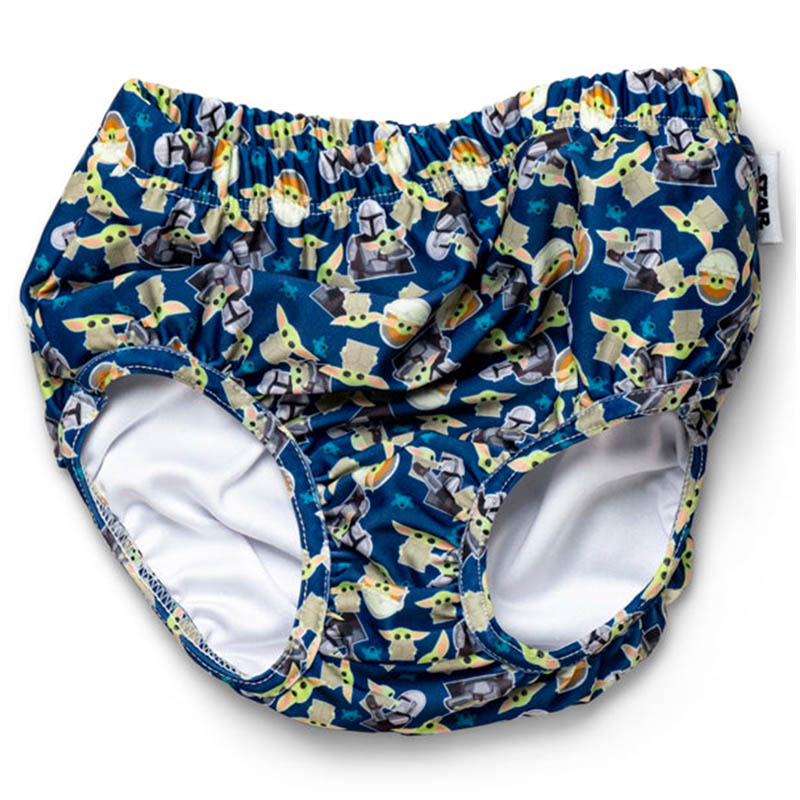 Coega Sunwear Baby Boys Swim Diaper Blue Baby Yoda